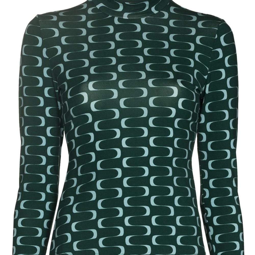 Reformation Bailey abstract print top size xs